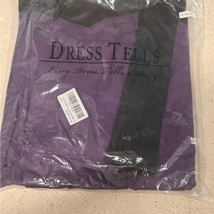 Women's Purple Panel Dress by